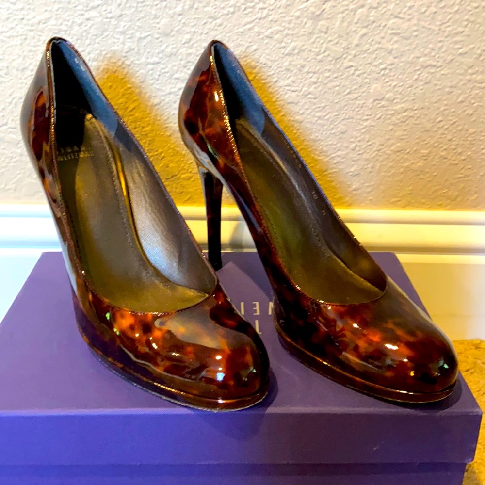 Stuart Weitzman “Platswoon” patent stiletto pump